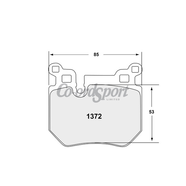 PFC 1372 Carbon Metallic Brake Pad Set image