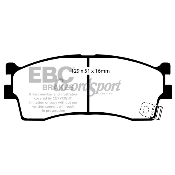 EBC Ultimax OEM Replacement Brake Pads image