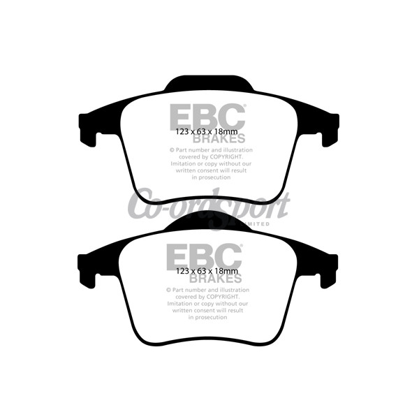 EBC Ultimax OEM Replacement Brake Pads image