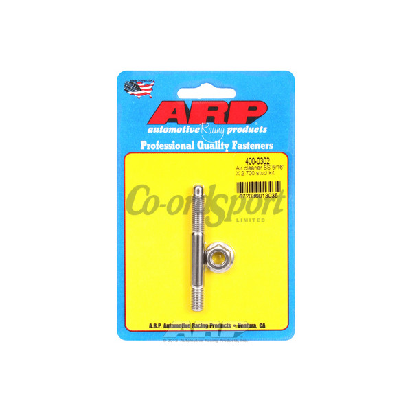 ARP 5/16 x 2.700 SS air cleaner stud kit image