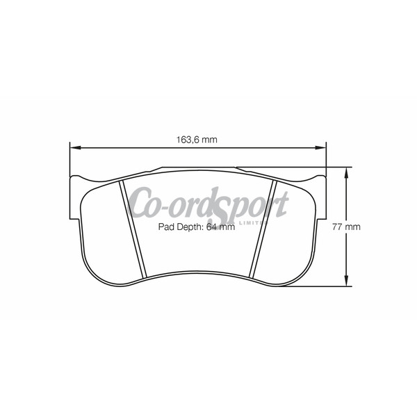 Pagid racing brake pads -RSL1 image