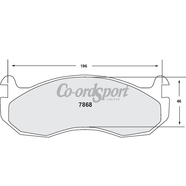 PFC 7868 Z-Rated Brake Pad Set image