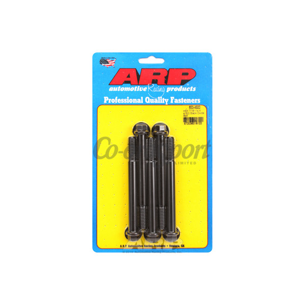 ARP 7/16-14 X 4.500 hex black oxide bolts image