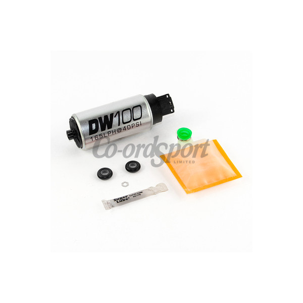 DW DW100 series  165lph in-tank fuel pump w  install kit for image