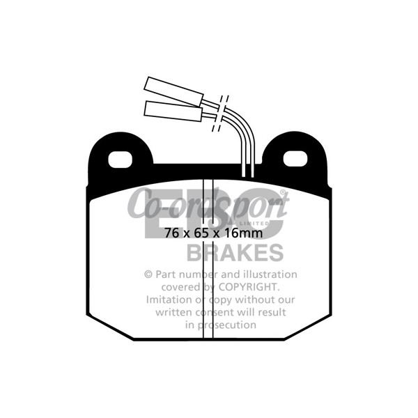 EBC Ultimax OEM Replacement Brake Pads image