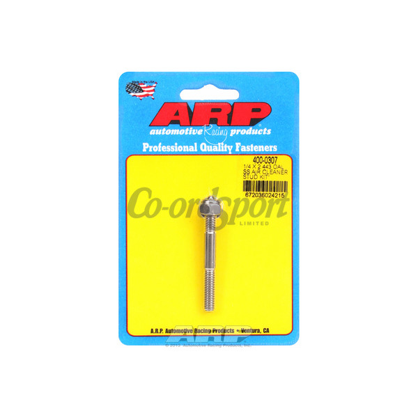 ARP 1/4 x 2.443 SS air cleaner stud kit image