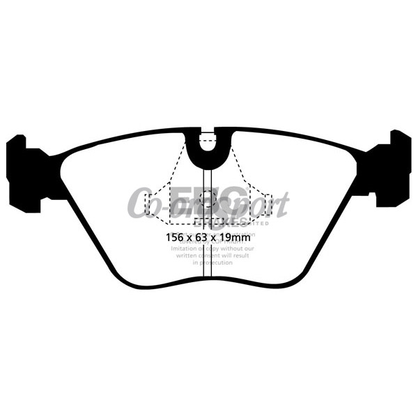 EBC Ultimax OEM Replacement Brake Pads image