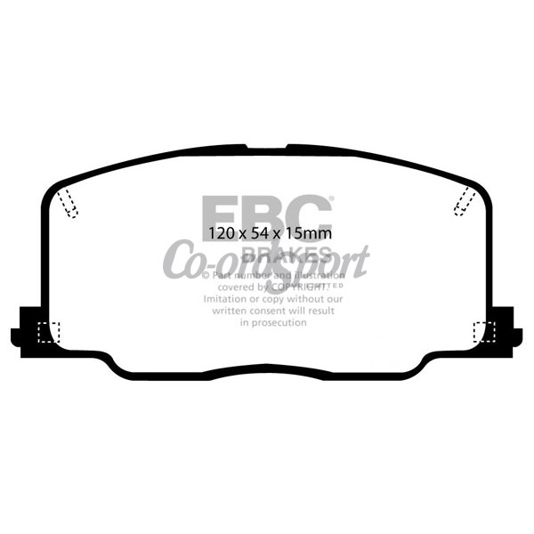 EBC Ultimax OEM Replacement Brake Pads image