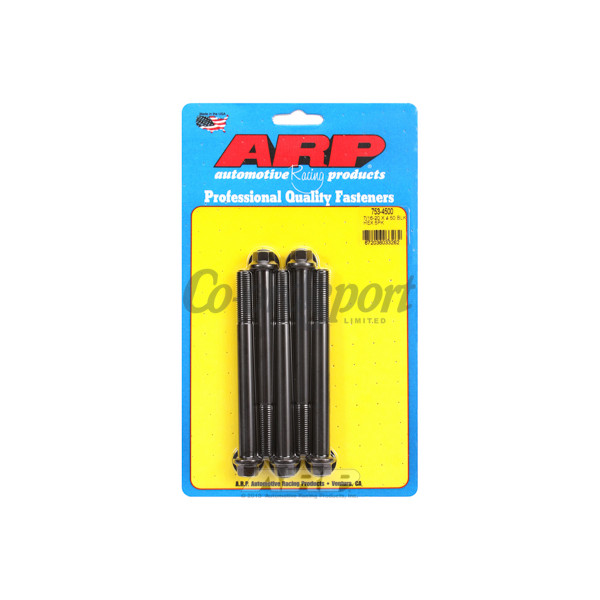 ARP 7/16-20 x 4.500 hex black oxide bolts image