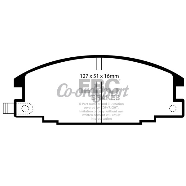 EBC Ultimax OEM Replacement Brake Pads image