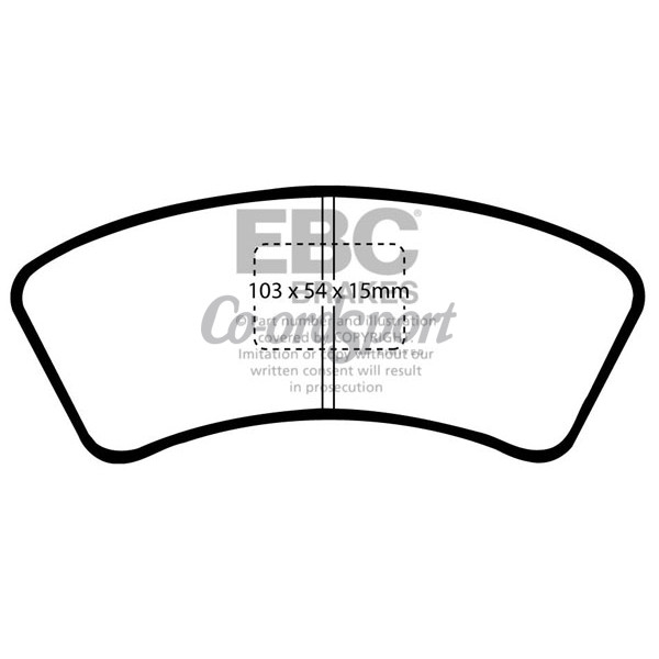 EBC Ultimax OEM Replacement Brake Pads image