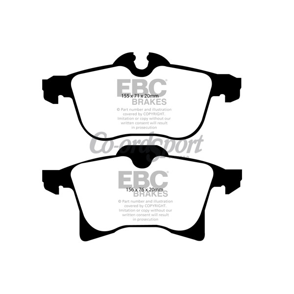 EBC Ultimax OEM Replacement Brake Pads image