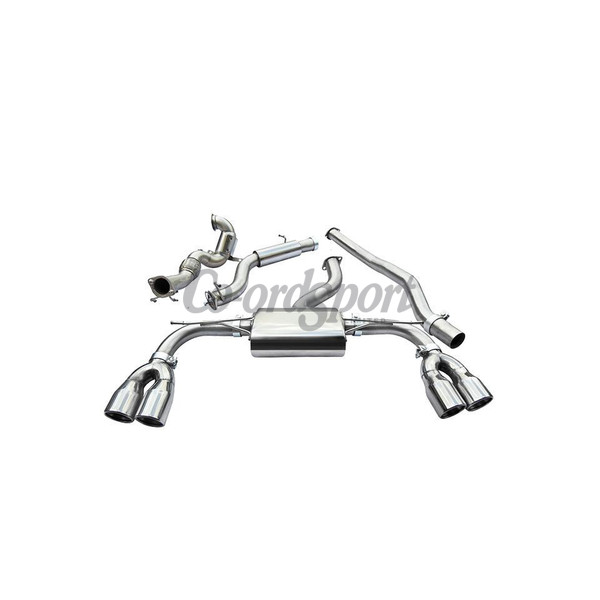 COBRA Audi S3 (8V) (3 door) (13-17) (Non-Valved) Turbo Back image
