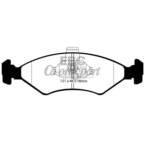 EBC Ultimax OEM Replacement Brake Pads image