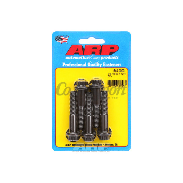 ARP 3/8-16 x 2.000 12pt 7/16 wrenching black oxide bolts image