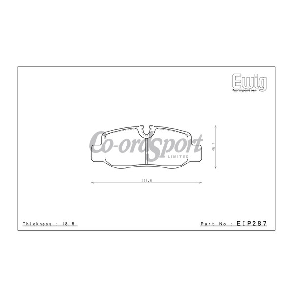 Endless Brake Pads N38SP Compound image