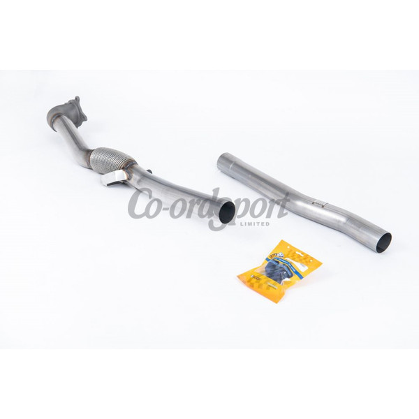 Milltek Large-bore Downpipe and De-cat Volkswagen Golf Mk image