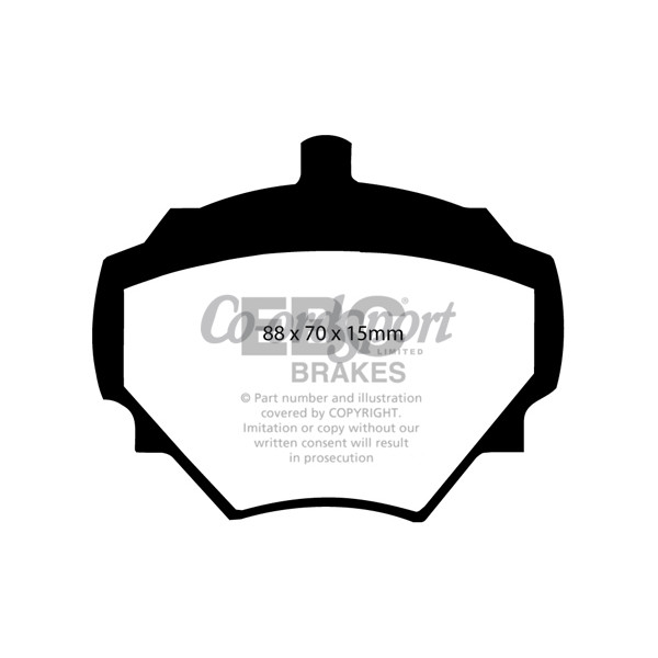 EBC Ultimax OEM Replacement Brake Pads image