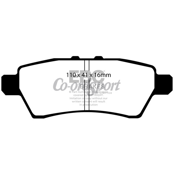 EBC Ultimax OEM Replacement Brake Pads image