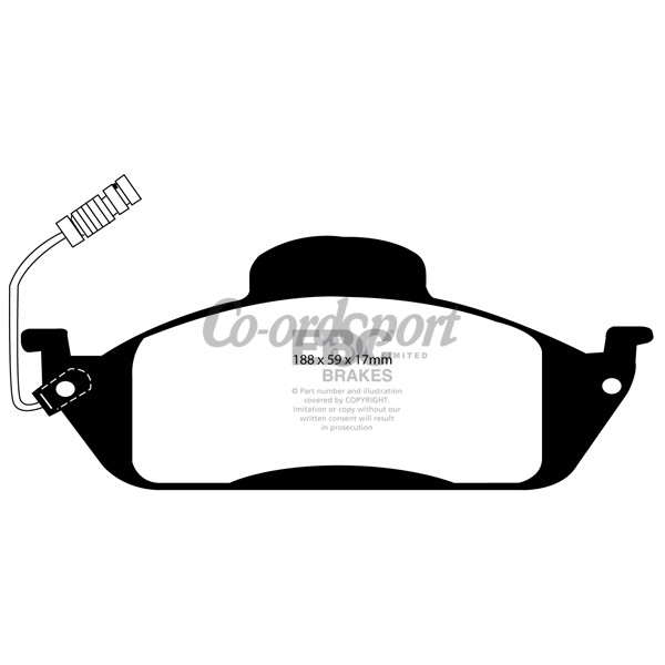 EBC Ultimax OEM Replacement Brake Pads image