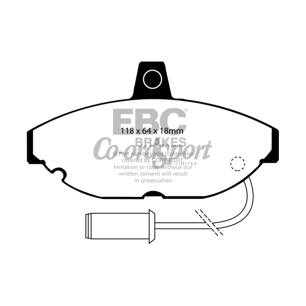 EBC Ultimax OEM Replacement Brake Pads image