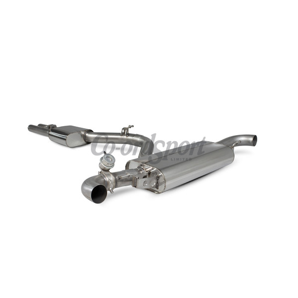 Scorpion Resonated cat-back system with valve for Audi TT RS MK2 image