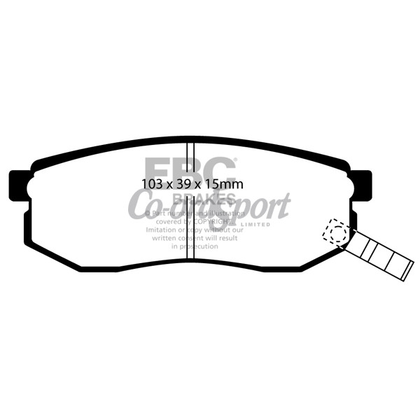 EBC Ultimax OEM Replacement Brake Pads image