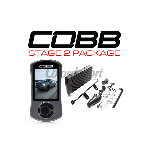 COBB  Ford Stage 2 Power Package Black (No Intake) with TCM F-150 image