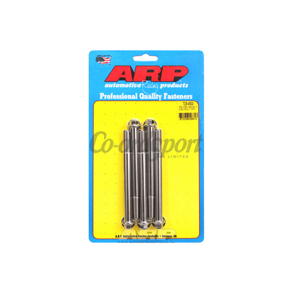 ARP 3/8-24 x 4.500 hex SS bolts image