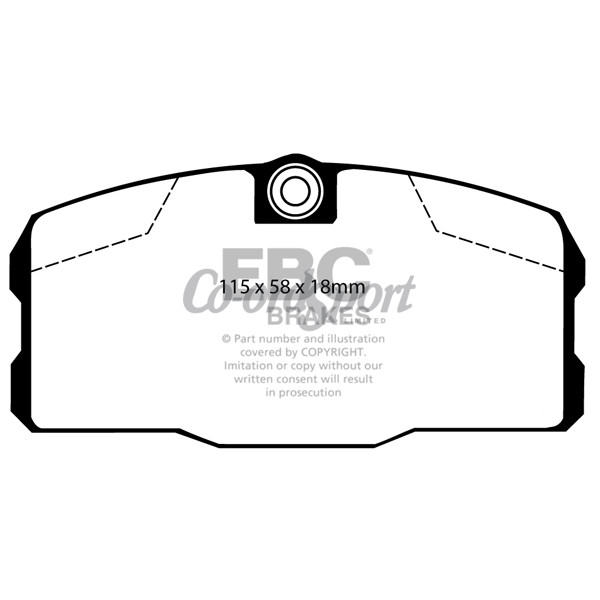 EBC Ultimax OEM Replacement Brake Pads image