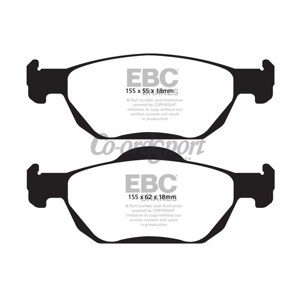 EBC Ultimax OEM Replacement Brake Pads image