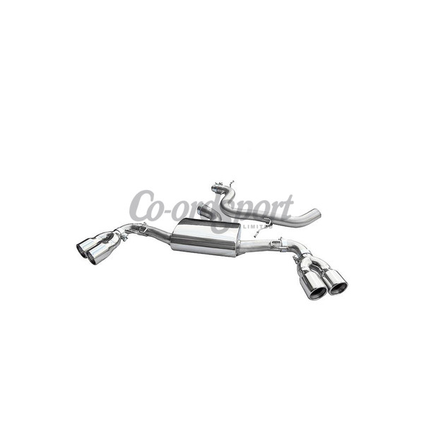 COBRA Audi TT 1.8 & 2.0 TFSI (2WD) Quad Exit TailPipes (07-11) image