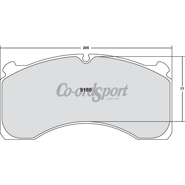 PFC 9189 Brake Pad Set Anti-Corrosion image