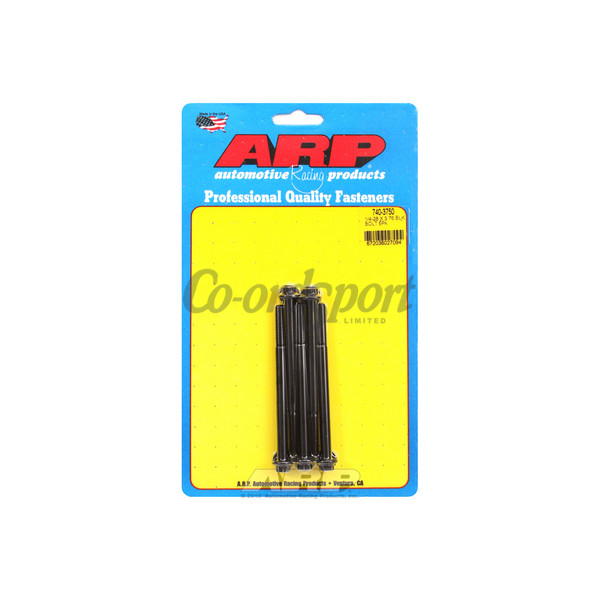 ARP 1/4-28 x 3.750 12pt black oxide bolts image