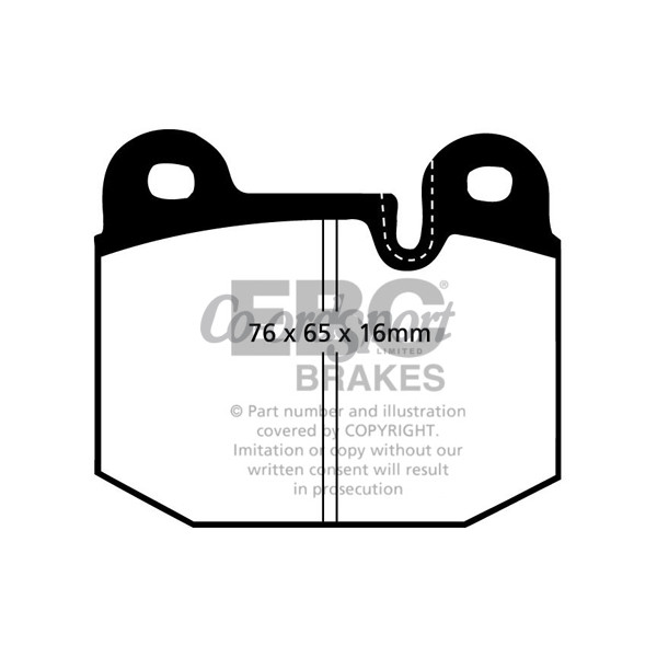 EBC Ultimax OEM Replacement Brake Pads image