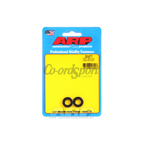 ARP M9 ID .670 OD chamfer black washers image