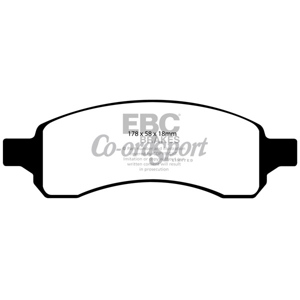 EBC Ultimax OEM Replacement Brake Pads image