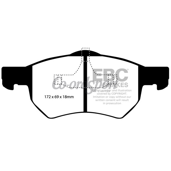 EBC Ultimax OEM Replacement Brake Pads image