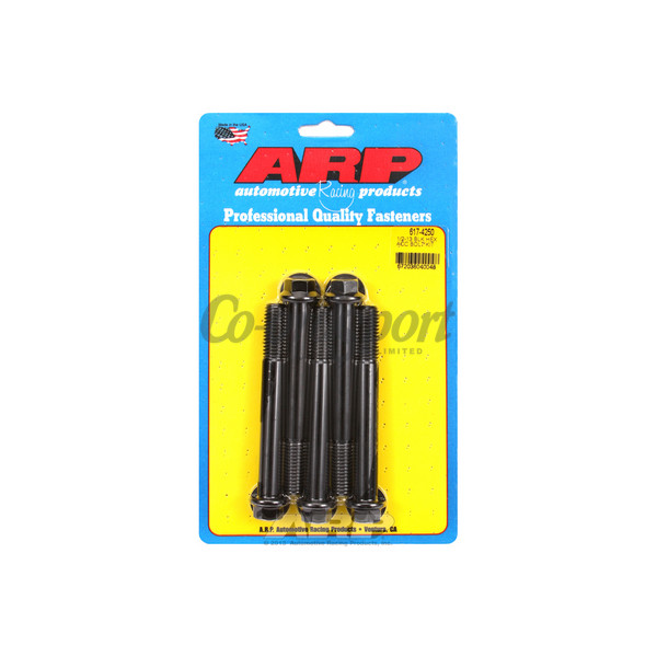 ARP 1/2-13 x 4.250 hex black oxide bolts image