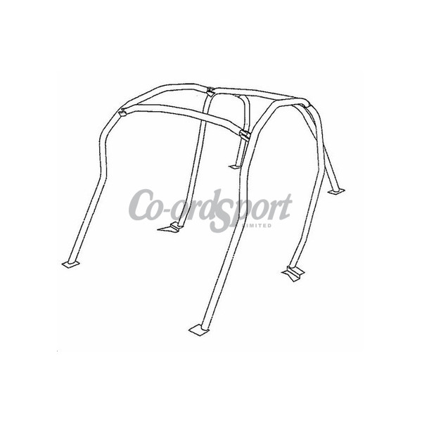 Cusco Roll Cage SAFETY 21 HONDA S2000 AP1 AP2 6 Pt 2 Pass Escape image