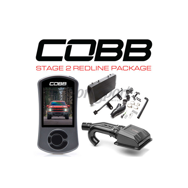 COBB Stage 2 Redline Carbon Fiber Intake Power Package Black FMIC image