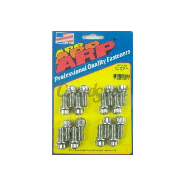 ARP 3/8 x .750 SS 12pt header bolt kit image