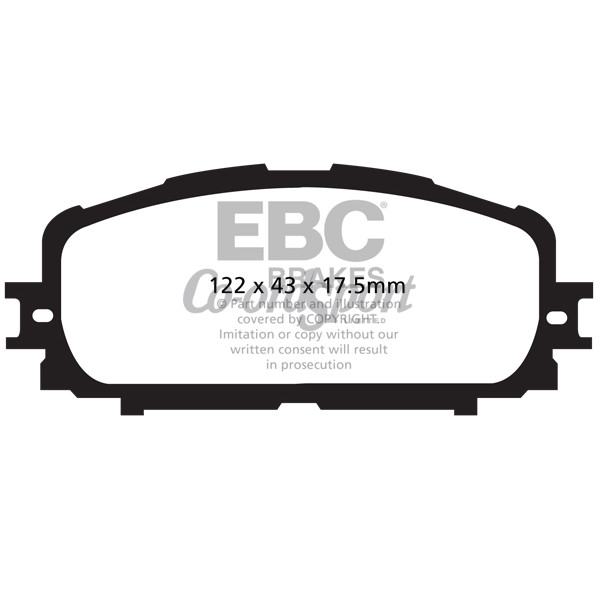 EBC Ultimax OEM Replacement Brake Pads image