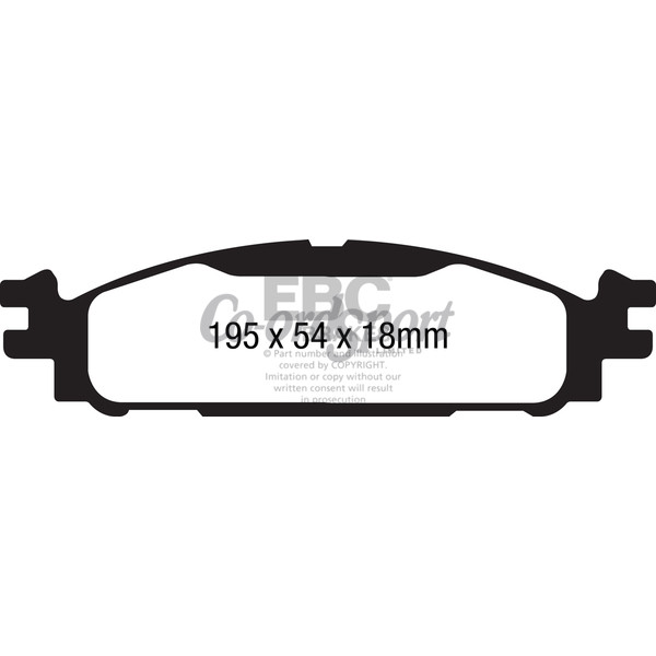 EBC Ultimax OEM Replacement Brake Pads image