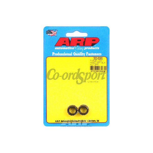 ARP 7/16-20 low head .600 flange OD 12pt nut kit image