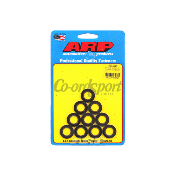 ARP M12 ID .876 OD chamfer black washers image