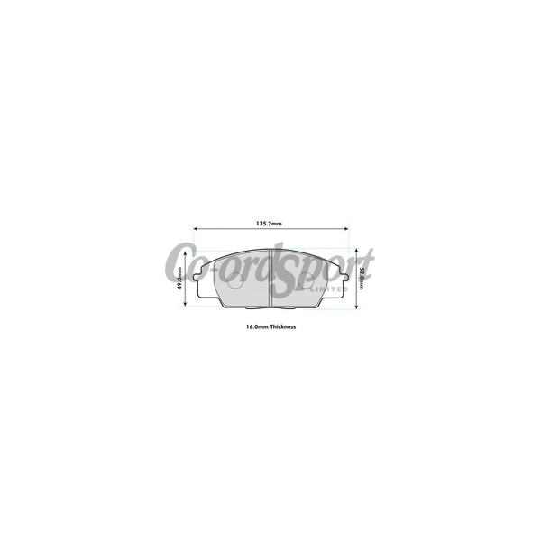 PBS Front Pads Civic VII EP2 EP3 FN2 S2000 image