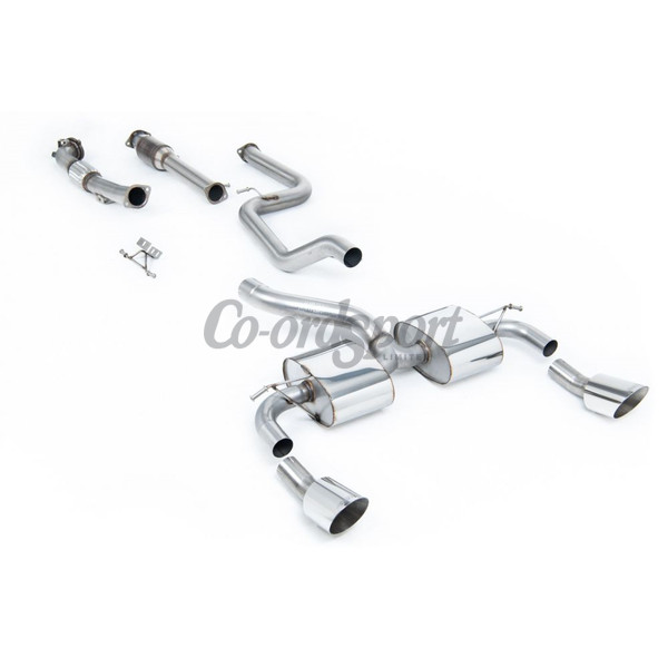 Milltek Turbo-back including Hi-Flow Sports Cat Ford Focus image