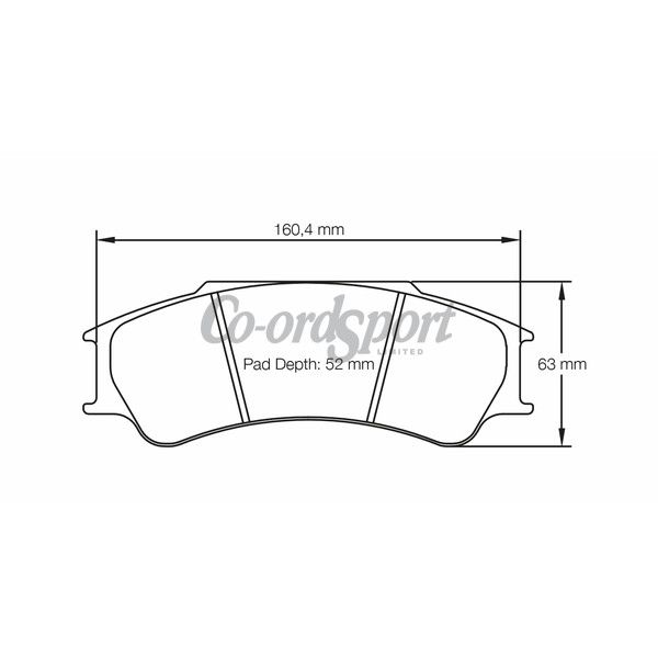 Pagid racing brake pads -RST1 image