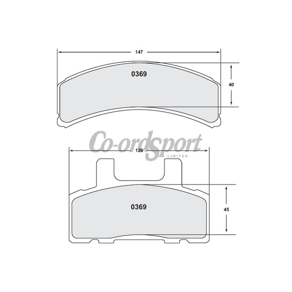 PFC 369 Carbon Metallic Brake Pad Set image